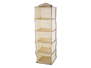 Hängande förvaring - 5 fack 30x30x100 - Beige
