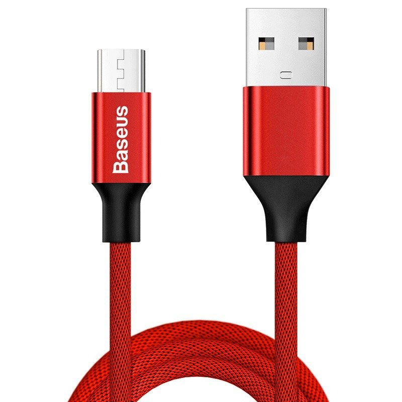 Yiven Micro USB-kabel 1,5 m 2A - Röd