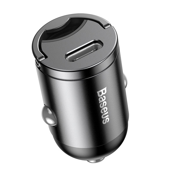Snabbladdning - Billaddare för mobil USB-Port 30W - Grå