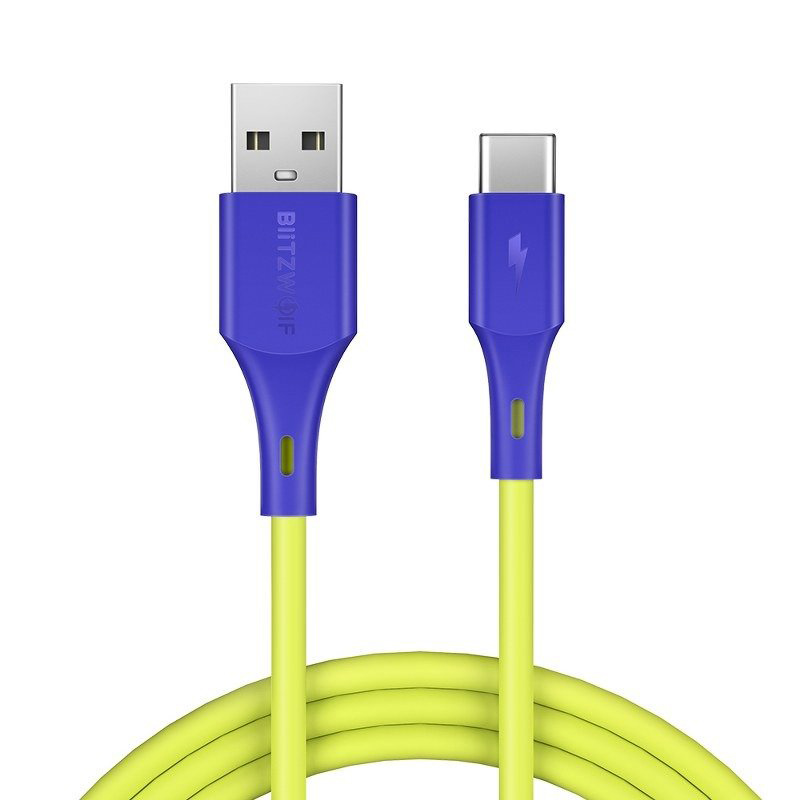 BW-TC14 - USB-Typ-C 3A Kabel 1m - Limegrön