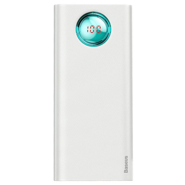 Amblight PD3.0 Powerbank Kraftfull & Snabbladdning 20000 mAh - Vit