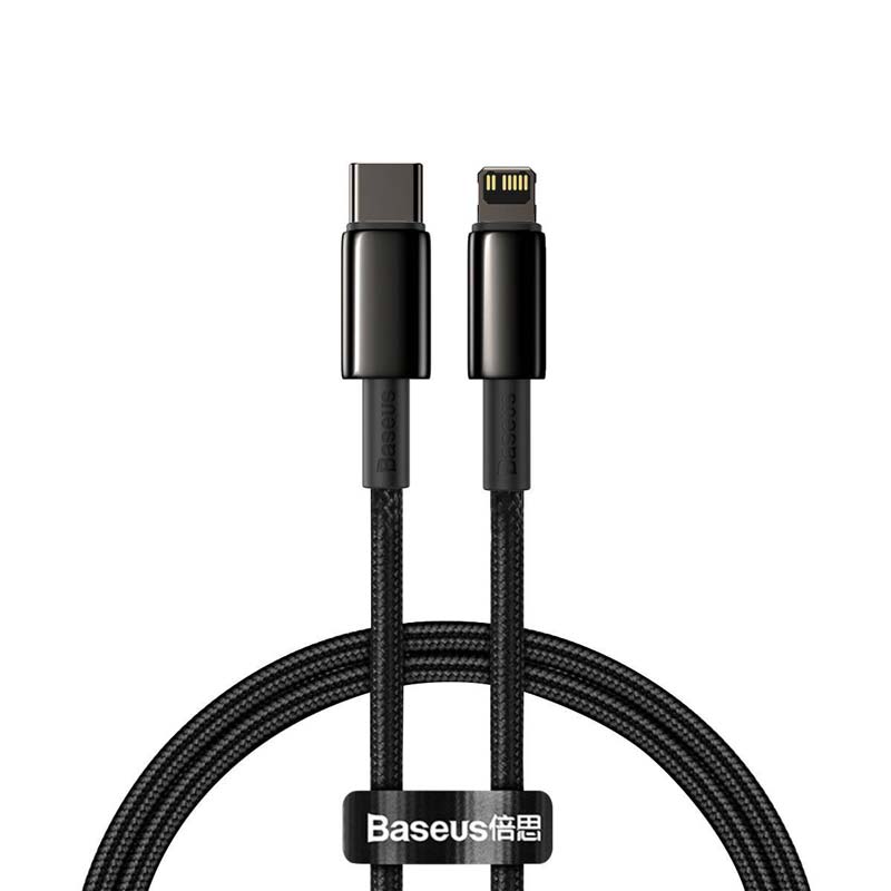 Tungsten Guld-kabel Typ-C till Lightning, IPhone PD 20W, 2m - Snabbladdning