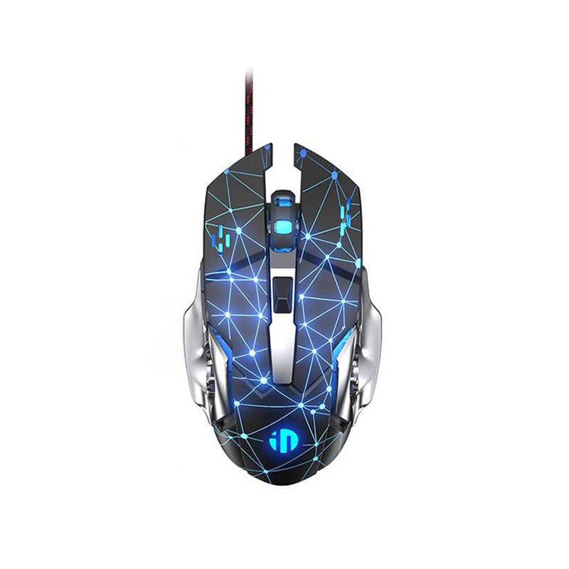 W20 Trådad gaming-datormus 4800 DPI - Svart