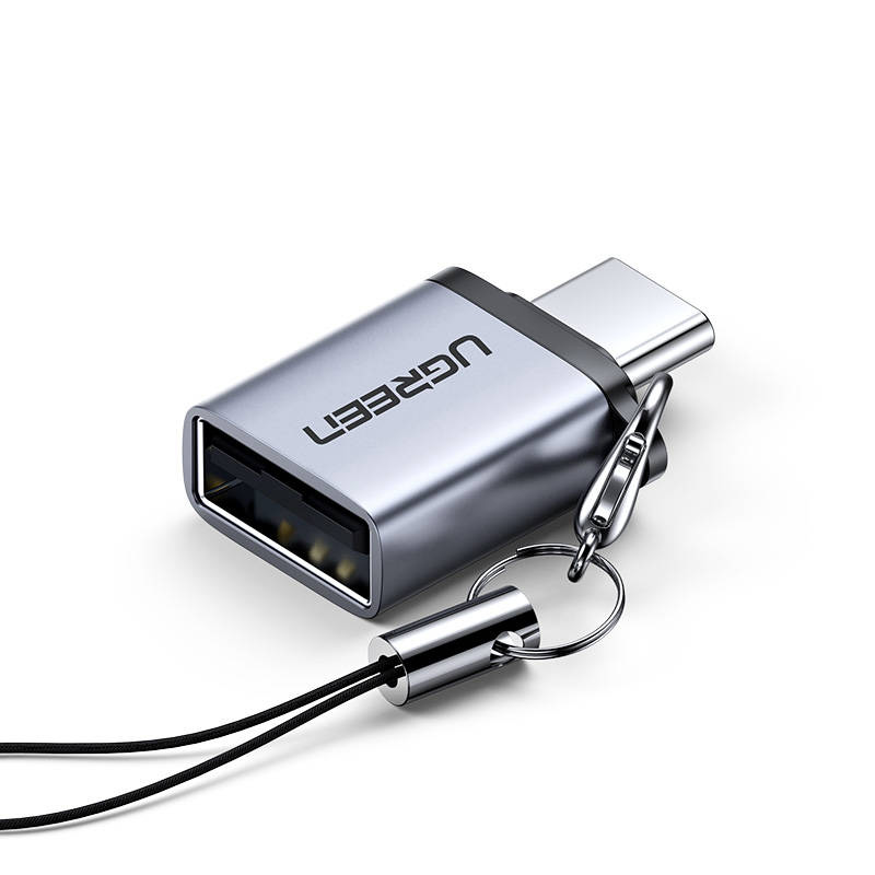 US270 Adapter USB till USB-C - Grå