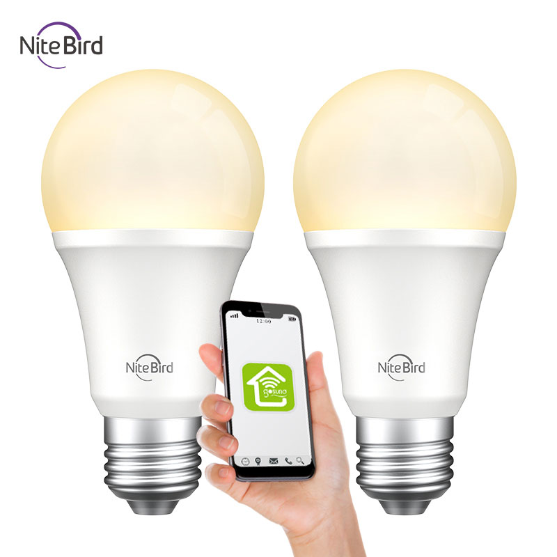 Nite Bird LB1 Smart LED-lampa med Wifi - 2-pack