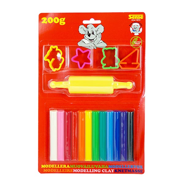 Modellera Set 12-pack med former