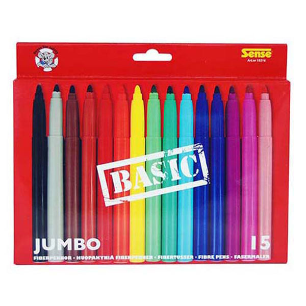 Fiberpenna Basic Jumbo 15-Pack