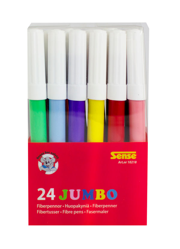 Fiberpennor Basic Jumbo 24-pack