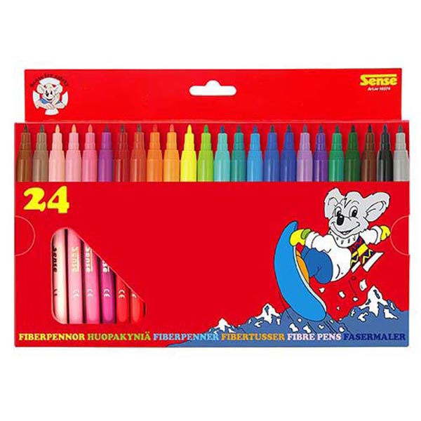Fiberpenna 24-Pack