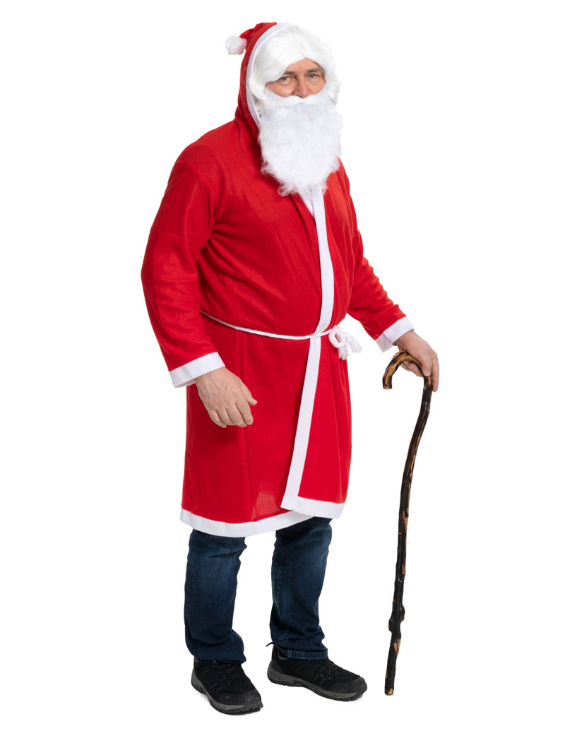 Jultomtejacka- och skägg - One Size