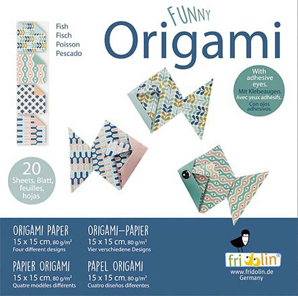 Funny Origami - Fiskar - Svårighetsgrad Easy