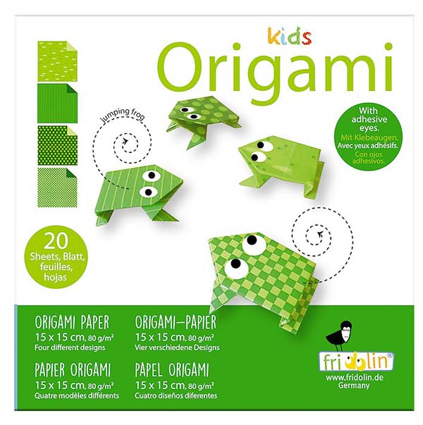 Kids Origami - Grodor - Svårighetsgrad Hard