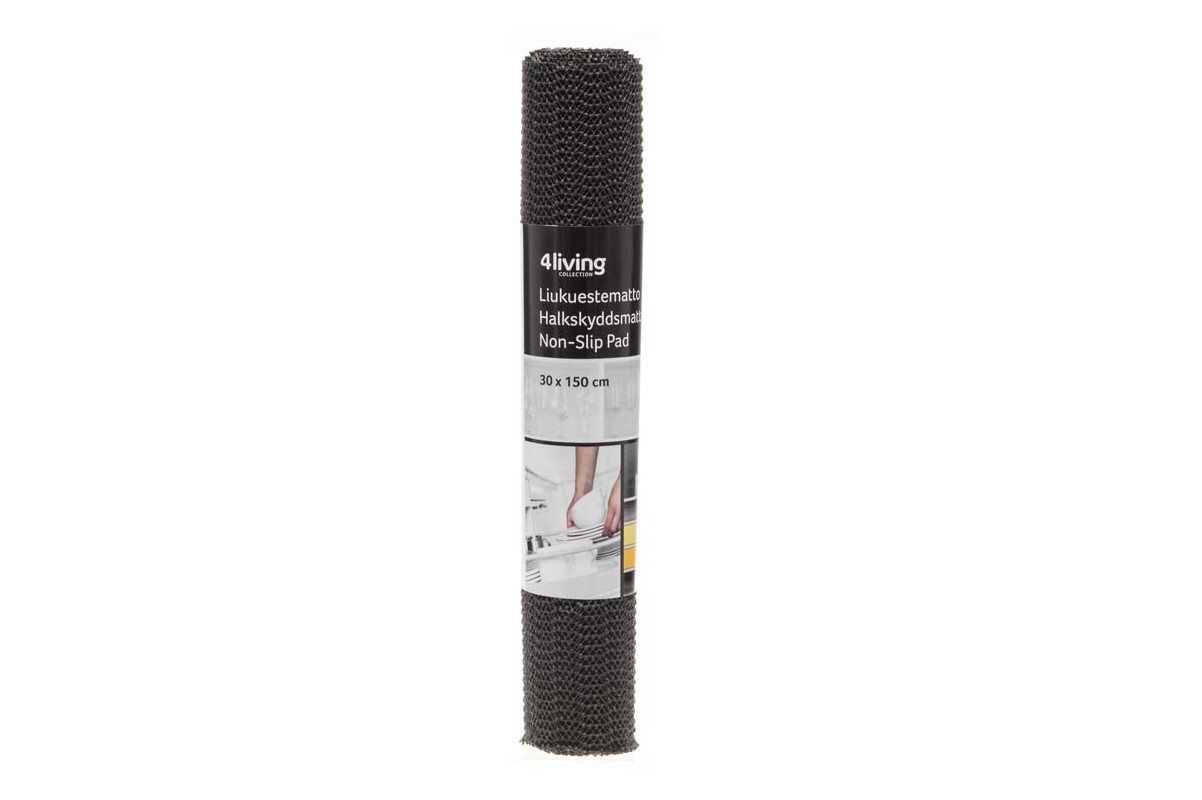 Halkskyddsmatta 30x150cm Svart
