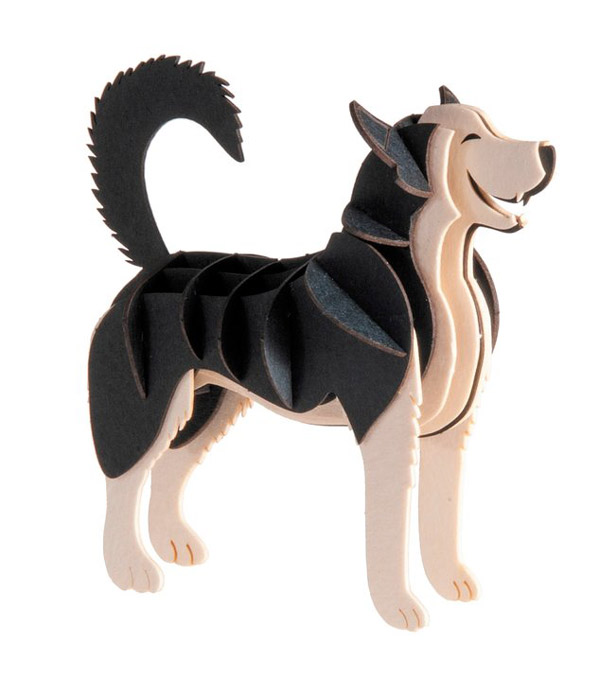 3D-pappersmodell - Husky