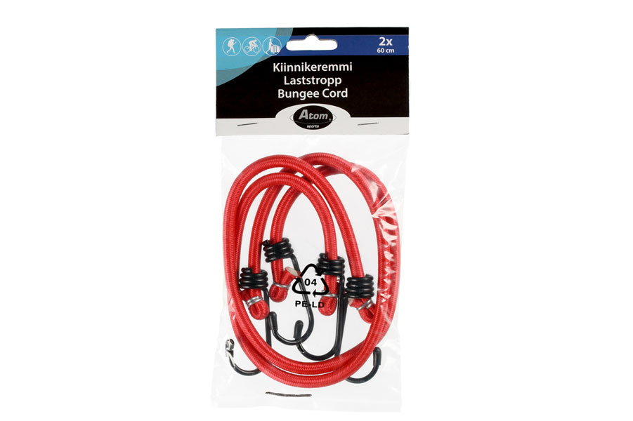 Laststropp 60 cm - 2 pack Röd