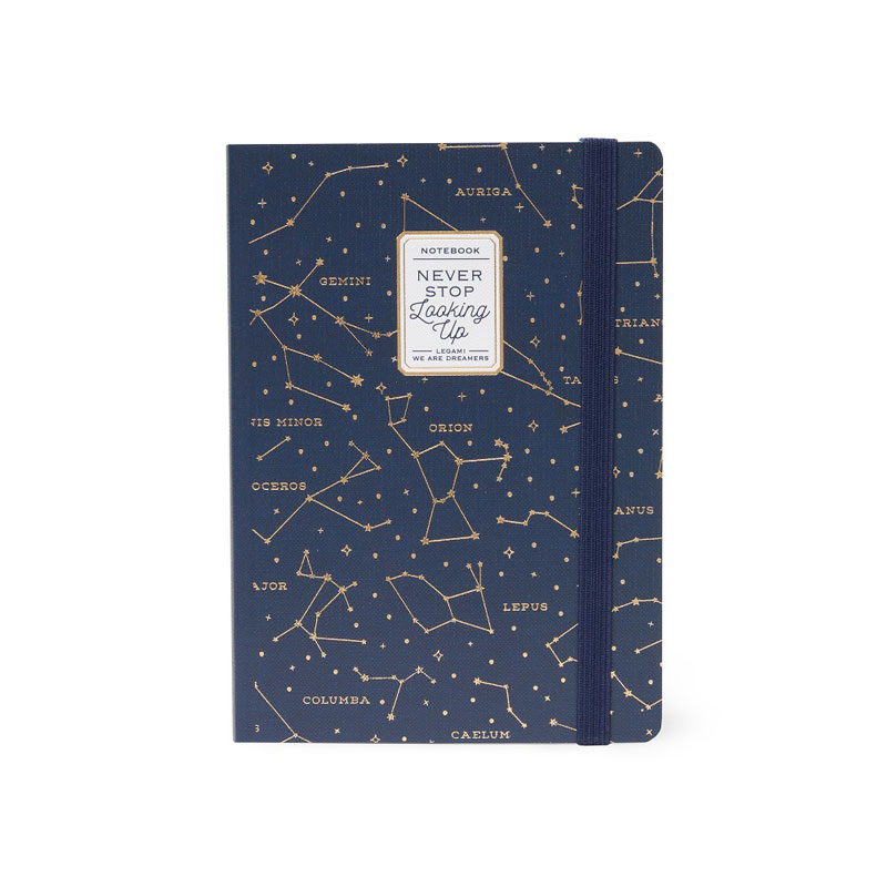 Anteckningsbok Medium 164 sidor, linjerad - Stars