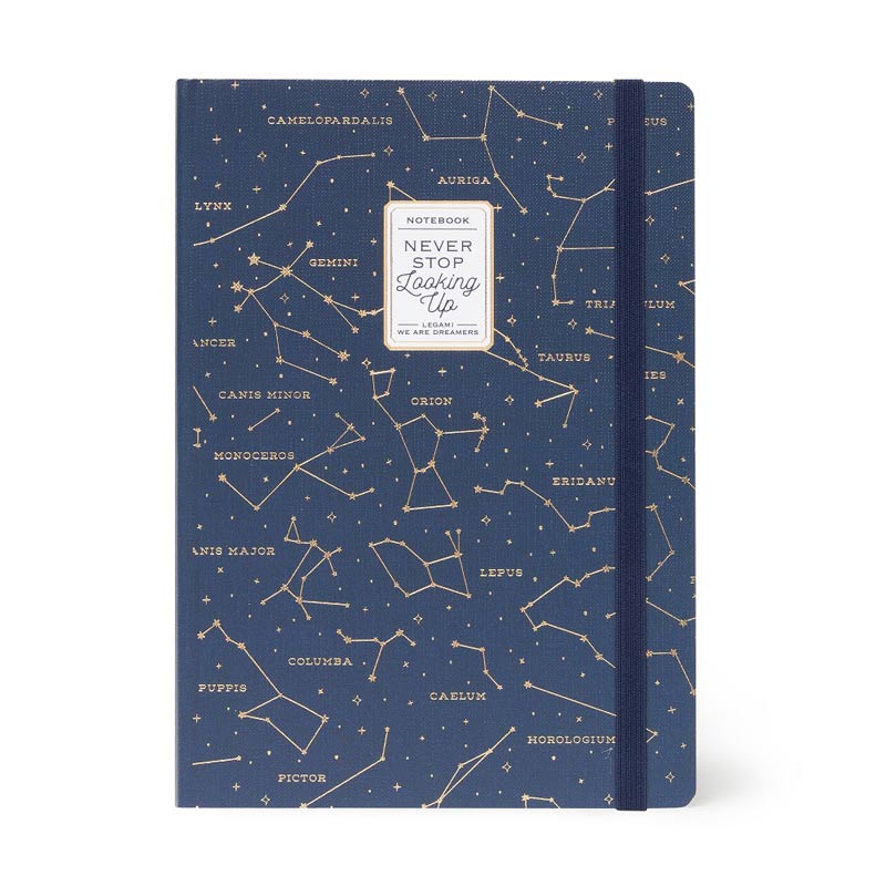 Stor Anteckningsbok 160 sidor, linjerad - Stars
