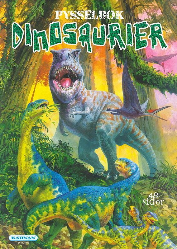 Pysselbok Dinosaurier
