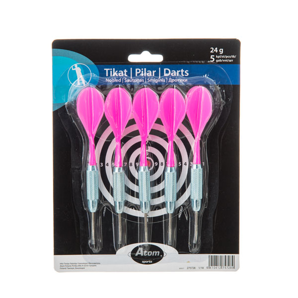 Dartpilar 5-pack Rosa, 24G
