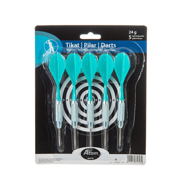Dartpilar 5-pack Turkos, 24G