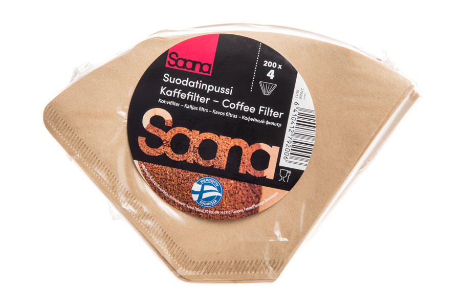 Oblekta Kaffefilter, strl 4
