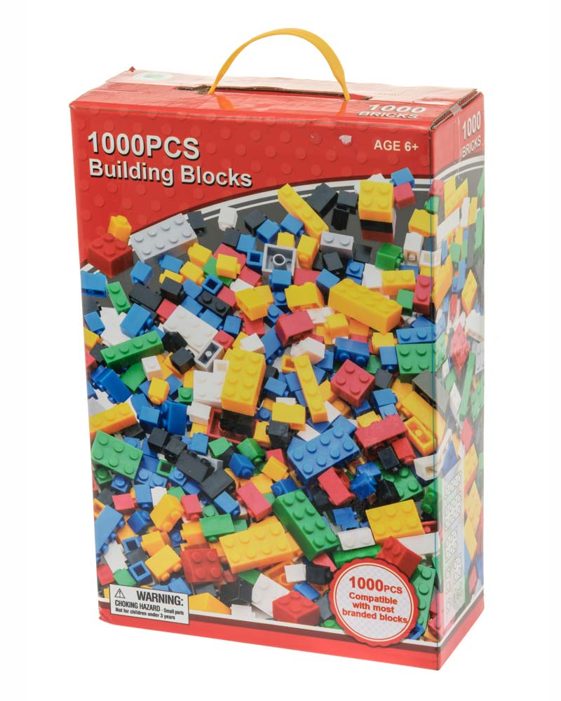 Byggklossar i plast 1000 Bitar