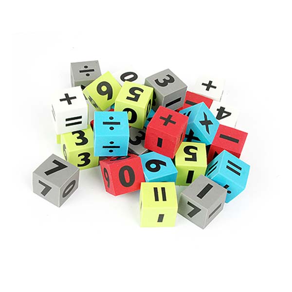 Siffersuddgummi i Kub 27 st