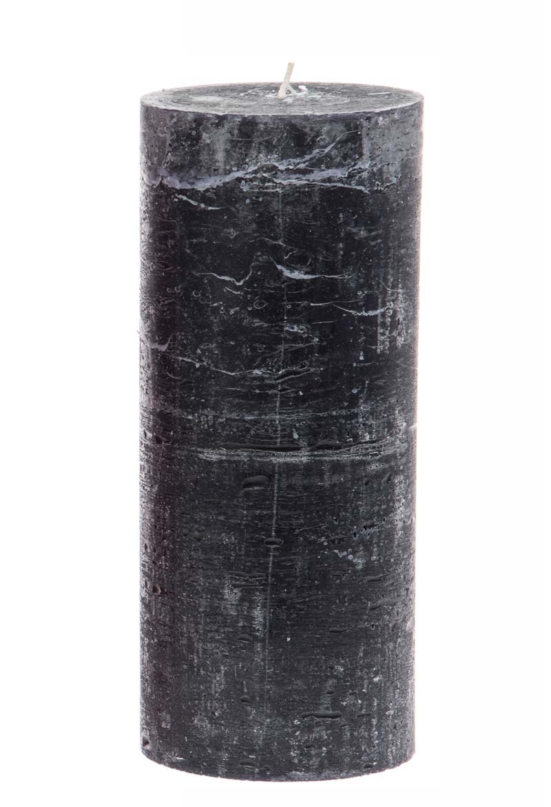 Blockljus Pillar 10 x 20 cm - 168 h Svart
