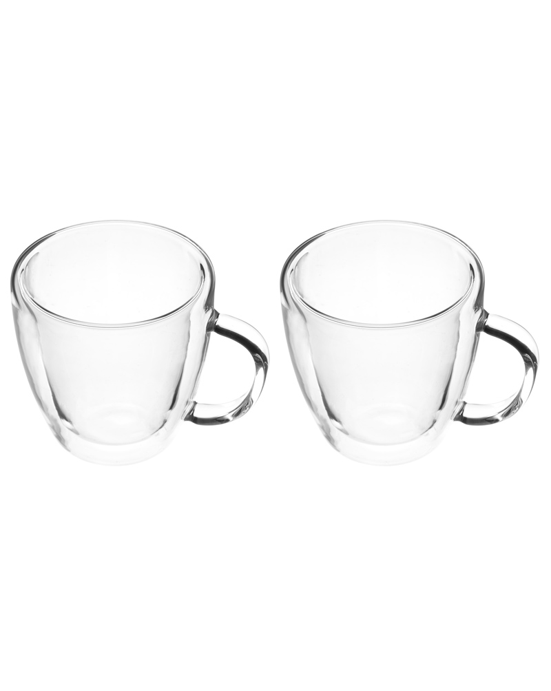 Hot&Cold Dubbelglasad Kaffe&tekopp 250 ml - 2-Pack