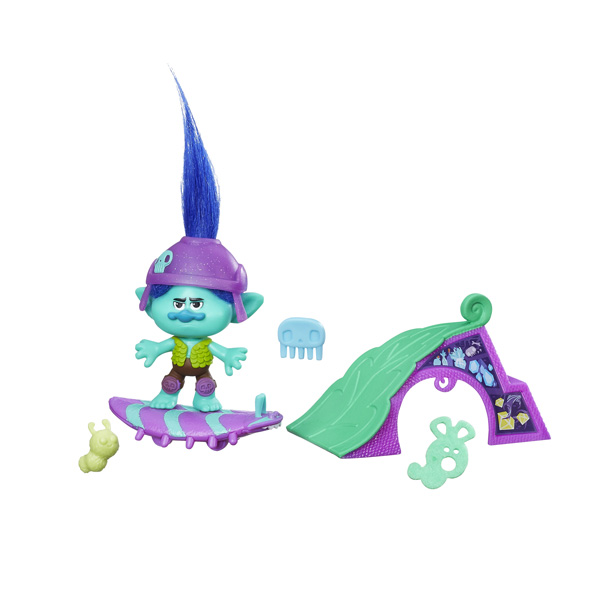 - Troll Town Story Pack Leksaksset - Branch's Skate 'N Skitter