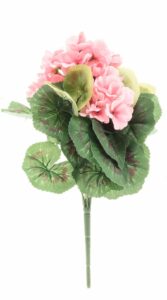 Konstgjord snittblomma 35 cm - Geranium Rosa