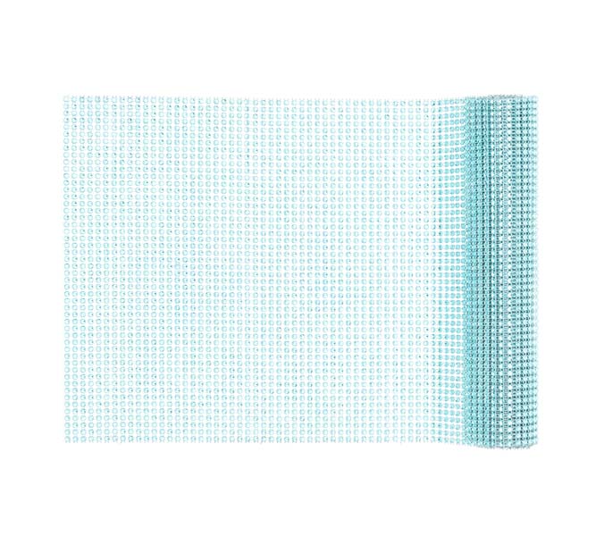 Bordslöpare Diamond, Turkos 24 x 150 cm