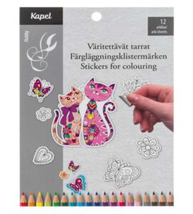 - DIY Klistermärken 12 Ark, Katter