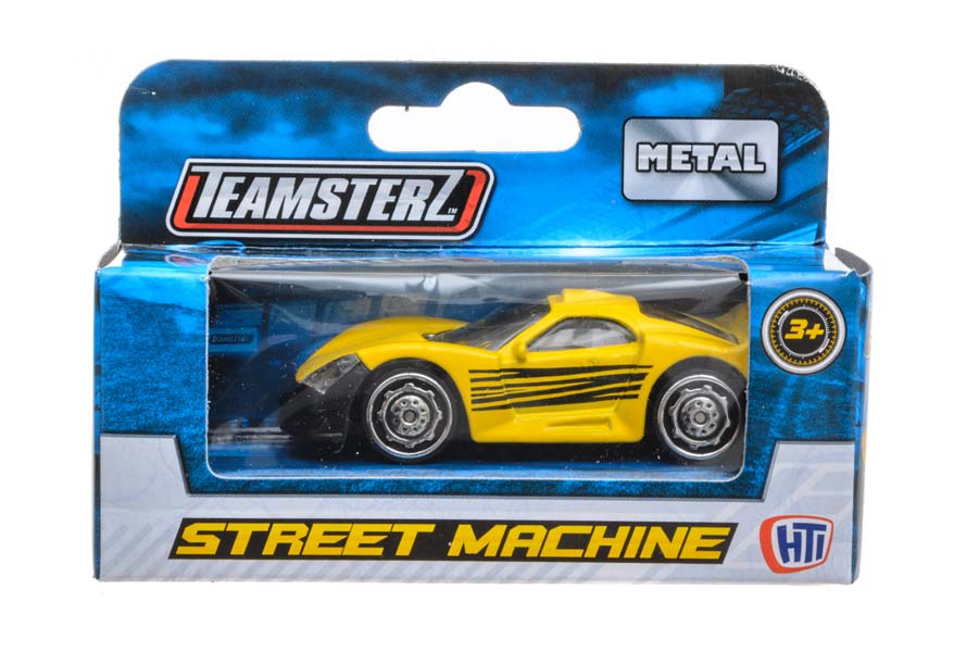 Street Machines 1:64 - Gul Sportbil (Utgått)