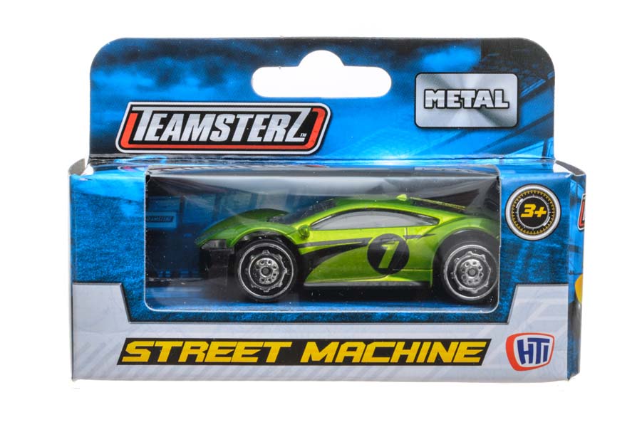 Street Machines 1:64 - Grön Sportbil