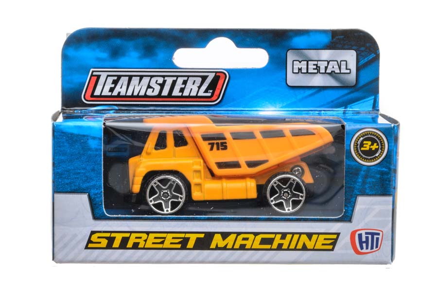 Street Machines 1:64 - Gul Lastbil med Flak