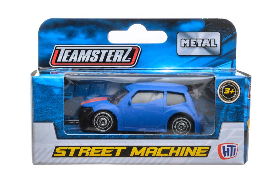 Street Machines 1:64 - Blå Stadsbil (Utgått)