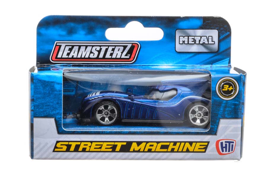 Street Machines 1:64 - Blå Racerbil (Utgått)