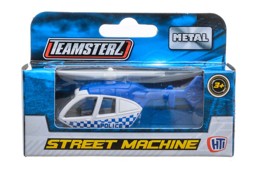 Street Machines 1:64 - Blå Helikopter (Utgått)