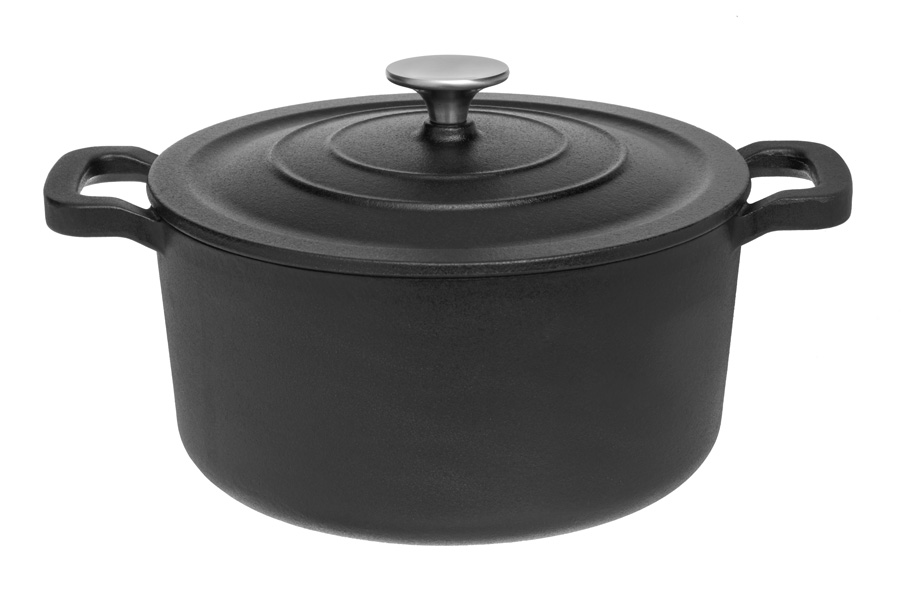 Gjutjärnsgryta 5,2 L - svart