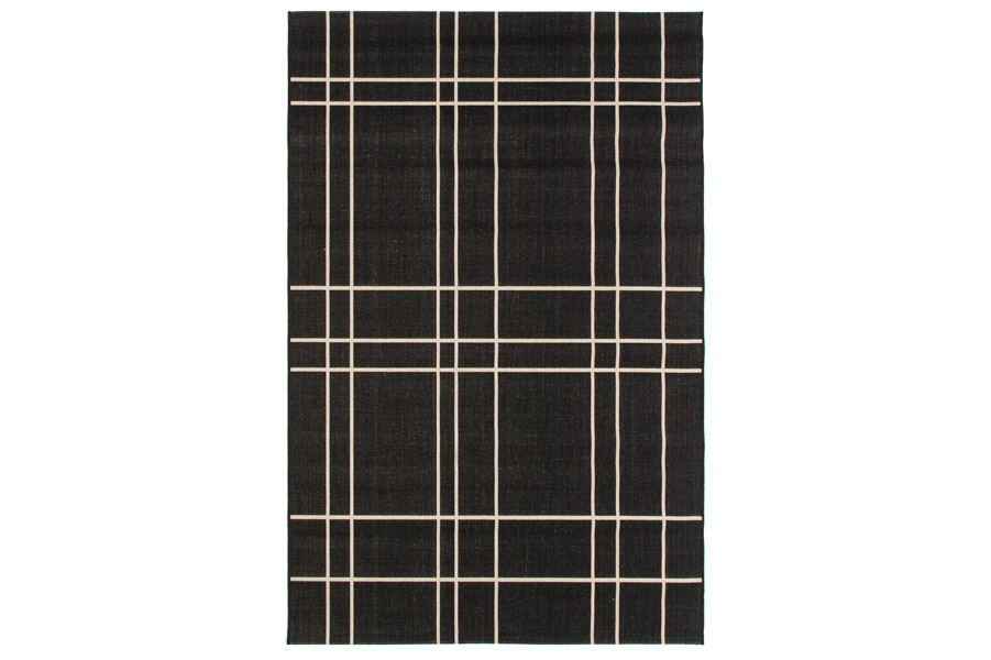 Matta Halifax, svart 135 x 190 cm