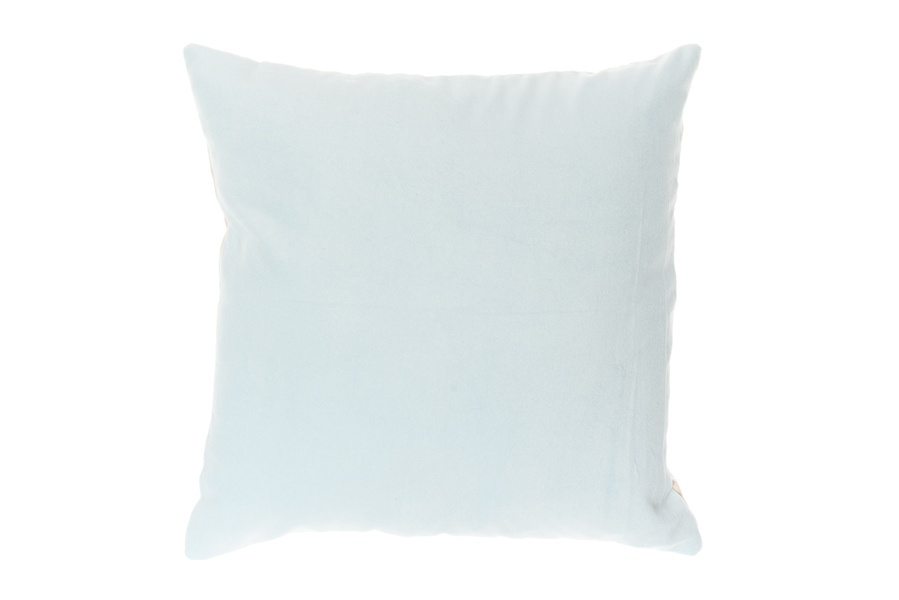 - Prydnadskudde Rustik Sammet Aqua - 45x45 cm