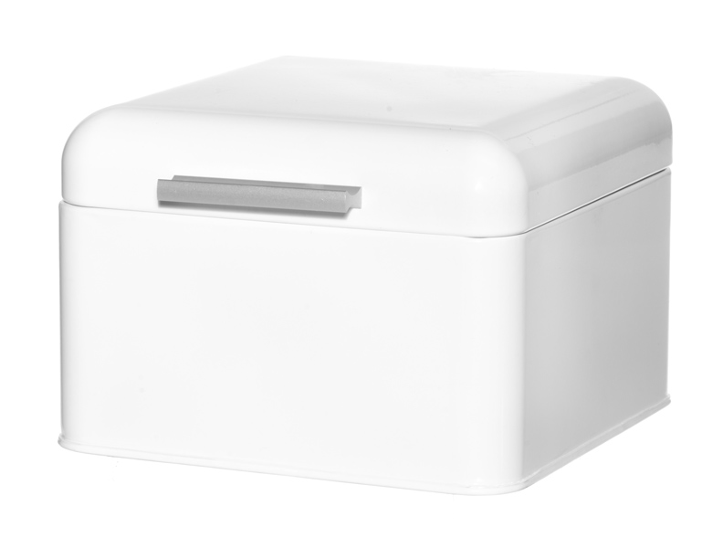 Vit Brödbox - 20x20x14 cm