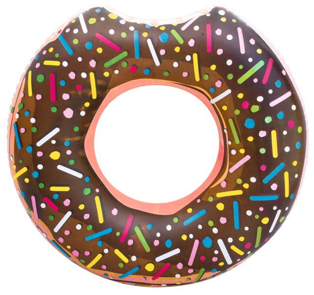 Badring Donut - 107 cm Brun