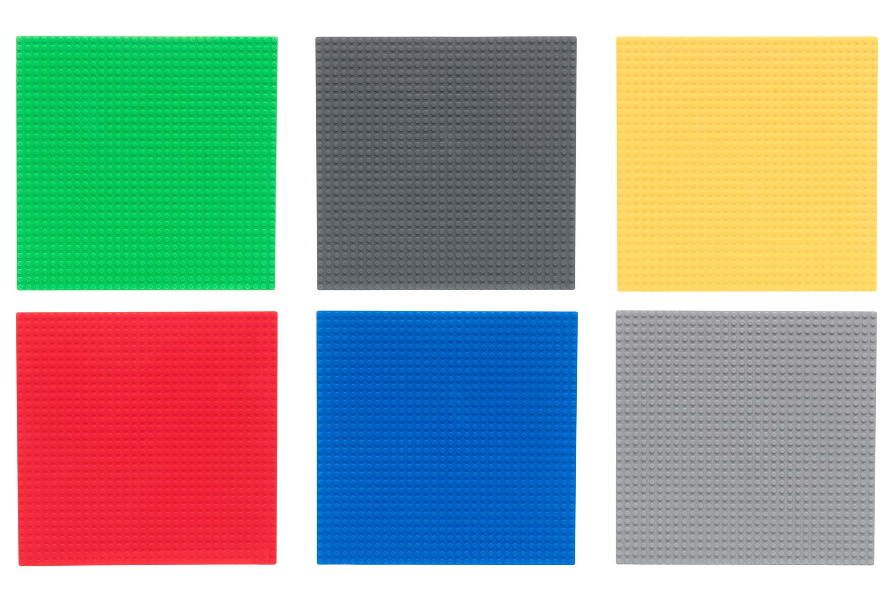 Basplatta för Byggklossar 6-pack 25,5x25,5 cm (GJORTS OM)