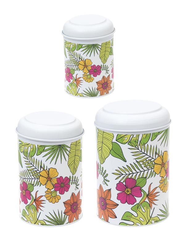 Paloma Förvaringsburkar 3-pack - Vit