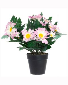Konstgjord blomma Tusensköna Ljusrosa 30 cm