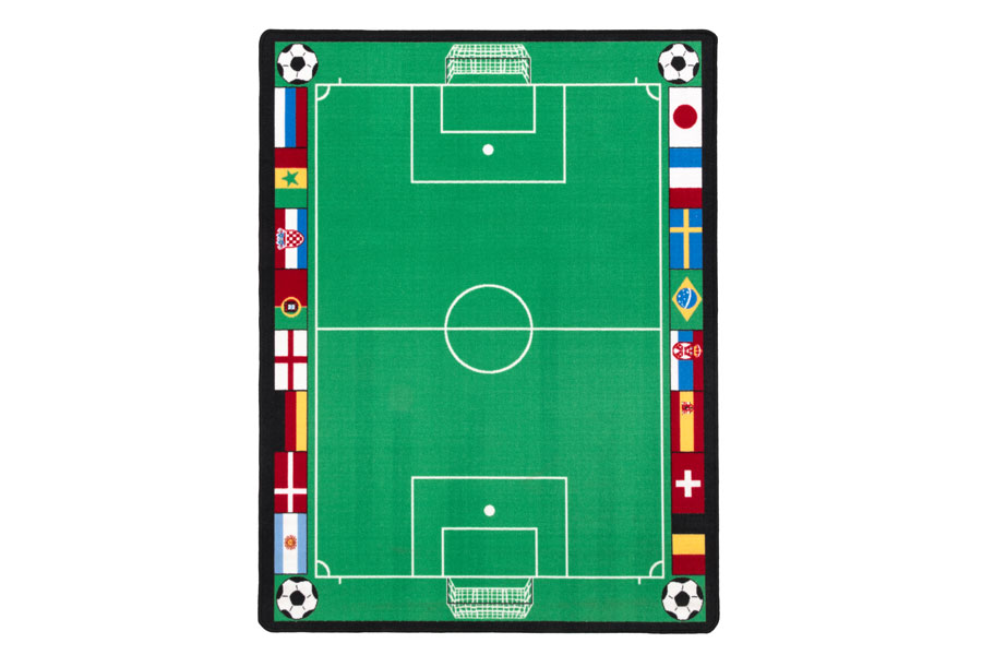 Barnmatta Fotbollsplan 133 x 175 cm