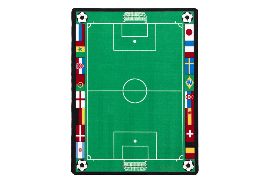 Barnmatta Fotbollsplan 100 x 150 cm