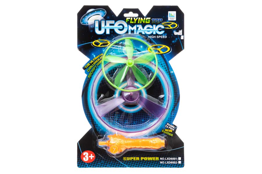 Flygande Ufo-disk 3 delar osort.